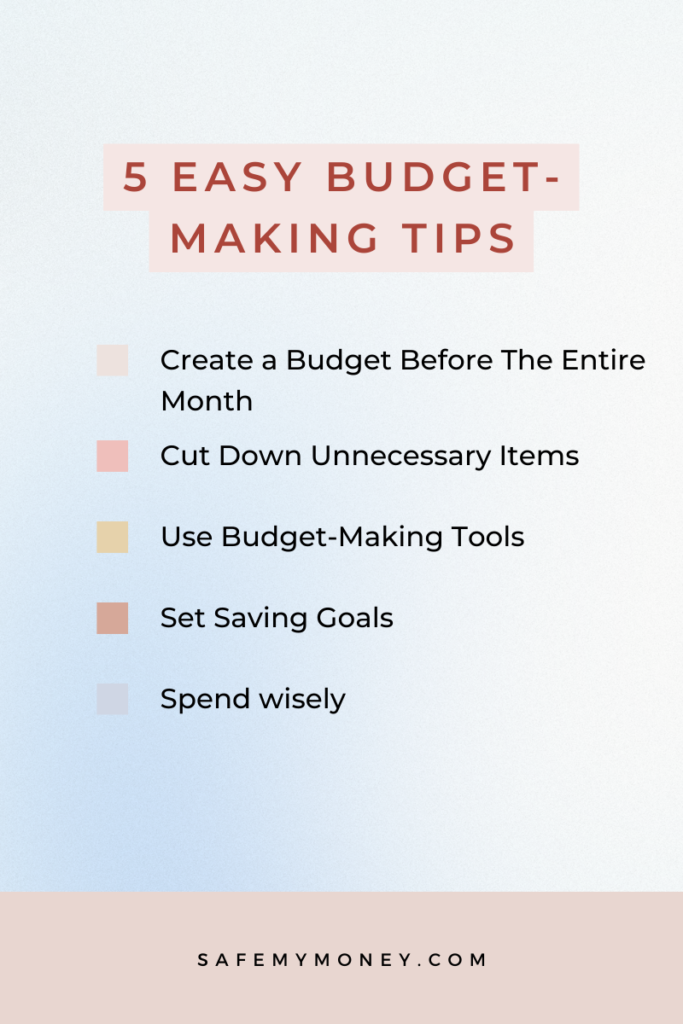 How Does Budgeting Help You Save Money: 5 Easy Budget-Making Tips