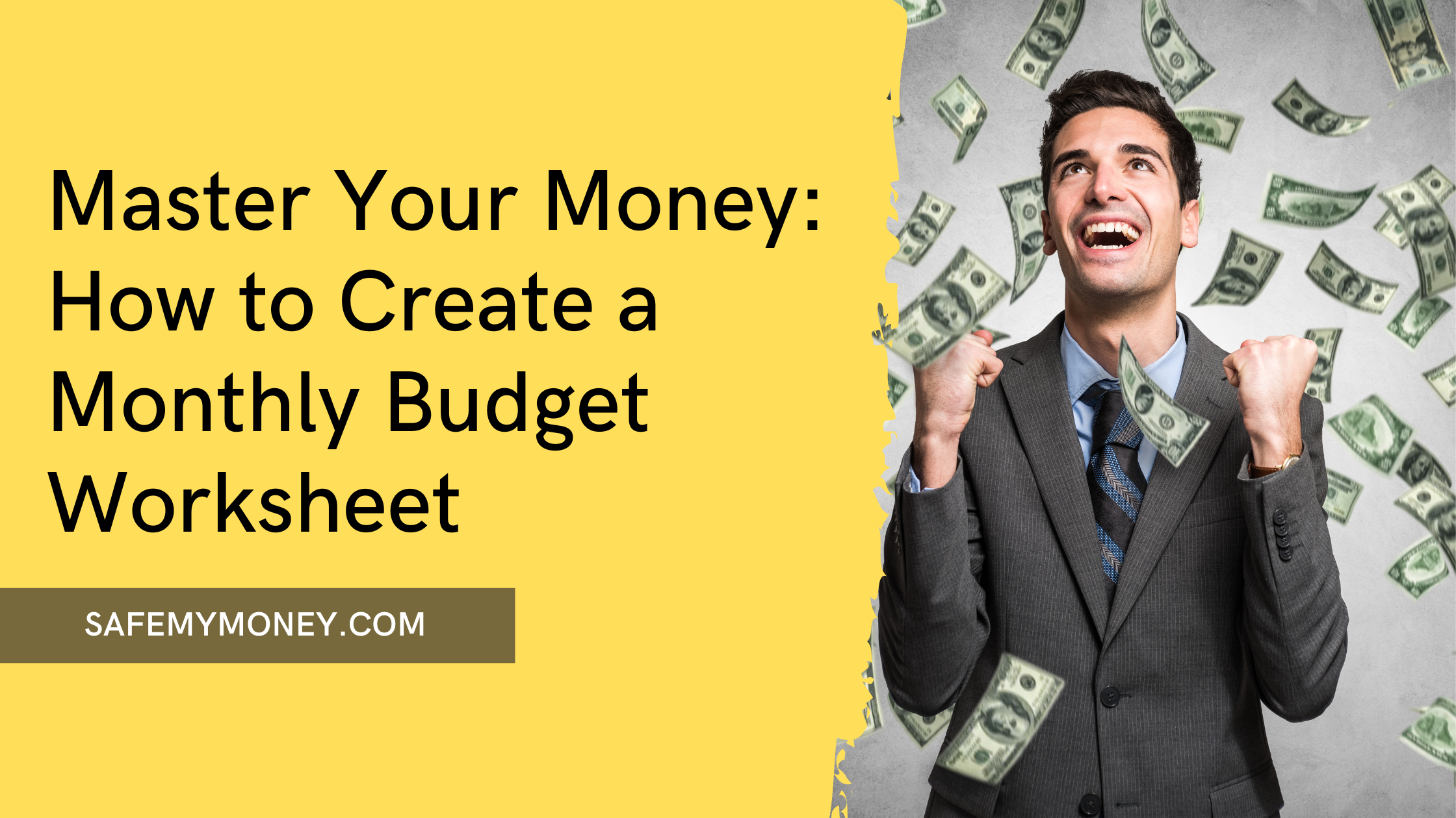 Master Your Money How to Create a Monthly Budget Worksheet